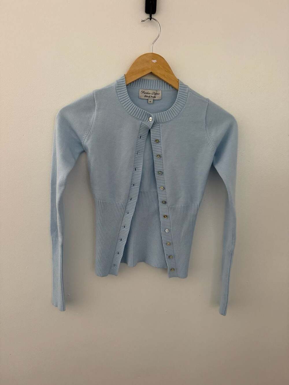 Frankies Bikinis Cloud Knits Cardigan Size XS